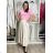 Tričko krátky rukáv dámske NELA (S/M/L ONE SIZE) TALIANSKA MÓDA IMD26037/DUR S/M/L fialová