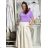 Tričko krátky rukáv dámske NELA (S/M/L ONE SIZE) TALIANSKA MÓDA IMD26037/DUR S/M/L fialová