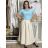 Tričko krátky rukáv dámske NELA (S/M/L ONE SIZE) TALIANSKA MÓDA IMD26045/DUR S/M/L béžová