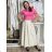 Tričko krátky rukáv dámske NELA (S/M/L ONE SIZE) TALIANSKA MÓDA IMD26045/DUR S/M/L béžová