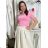 Tričko krátky rukáv dámske NELA (S/M/L ONE SIZE) TALIANSKA MÓDA IMD26045/DUR S/M/L béžová