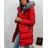 Bunda kabát zimná s kožušinkou dámsky (s-xl) Poľsko MODA PM217033
