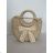 Kabelka boho letná dámska (23cm X 17cm) Versoli VER26DZR-06A/DUR ONE SIZE béžová