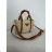 Kabelka boho letná dámska (24cm X 17cm) Versoli VER26DZR-07/DUR ONE SIZE béžová