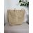Kabelka boho letná dámska (44cm X 36cm) Versoli VER26B1059-8/DUR ONE SIZE béžová