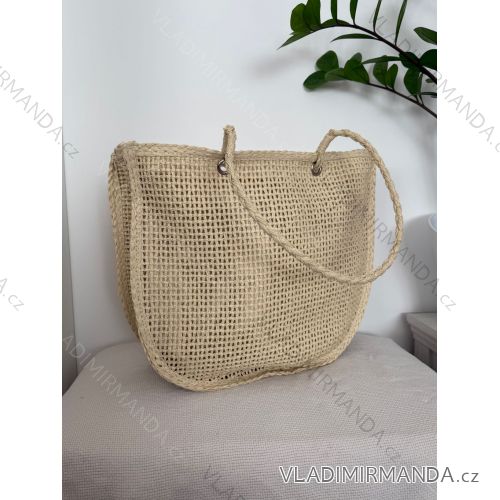 Kabelka boho letná dámska (44cm X 36cm) Versoli VER26B1059-8/DUR ONE SIZE béžová