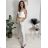 Nohavice letní s opaskom dámske TERNA (S/M/L ONE SIZE) TALIANSKA MÓDA IM426001356/DUR světle zelená S/M/L