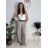 Nohavice elegantné s opaskom dámske (S/M/L ONE SIZE) TALIANSKA MÓDA IM4260015