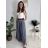 Nohavice elegantné s opaskom dámske (S/M/L ONE SIZE) TALIANSKA MÓDA IM4260015/DUR čierna S/M/L