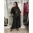 Komplet elegantní Tunika oversize krátky rukáv a kalhoty dámske AMI (S/M/L ONE SIZE) TALIANSKA MÓDA IMM267304