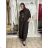 Komplet elegantní Tunika oversize krátky rukáv a kalhoty dámske AMI (S/M/L ONE SIZE) TALIANSKA MÓDA IMM267304
