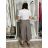 Nohavice oversize s páskem dámske (S/M/L ONE SIZE) TALIANSKA MÓDA IMSM265052
