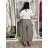 Nohavice letní s páskem dámske (S/M/L ONE SIZE) TALIANSKA MÓDA IMSM265054
