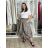 Nohavice puntíkaté s páskem dámske (S/M/L ONE SIZE) TALIANSKA MÓDA IMSM265057