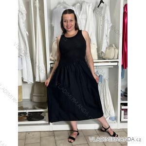 Šaty dlhé letné na ramienka dámske (S/M/L ONE SIZE) TALIANSKA MÓDA IMD2608457