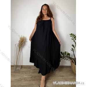 Šaty letné krátky rukáv dámske nadrozmer (50/52/54 ONE SIZE) TALIANSKA MÓDA IM426232