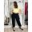 Nohavice letní s opaskom dámske (S/M/L ONE SIZE) TALIANSKA MÓDA IM4260013564