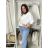 Bunda lehká oversize dlhý rukáv dámska WIVI (S/M/L /XL ONE SIZE) TALIANSKA MÓDA IMWBG260001