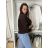 Bunda lehká oversize dlhý rukáv dámska WIVI (S/M/L /XL ONE SIZE) TALIANSKA MÓDA IMWBG260001/DUR S/M/L biela