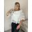 Tunika letní 3/4 rukáv dámska (S/M/L ONE SIZE) TALIANSKA MODA IMSM26000335/DUR S/M/L biela