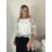 Tunika letní 3/4 rukáv dámska (S/M/L ONE SIZE) TALIANSKA MODA IMSM26000336/DUR S/M/L biela