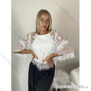 Tunika letní 3/4 rukáv dámska (S/M/L ONE SIZE) TALIANSKA MODA IMSM26000336/DUR