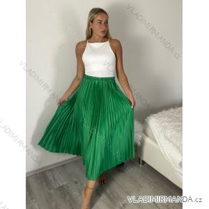 Sukňa dlouhá skládaná dámska (S/M/L ONE SIZE) TALIANSKA MÓDA IMSM26094856/DUR