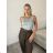 Tílko na ramínka dámske LARISA (S/M ONE SIZE) TALIANSKA MÓDA IMSM2605232