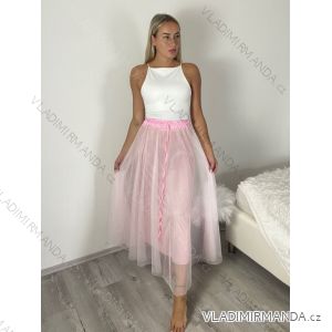 Sukňa dlhá tylová dámska (S/M/L ONE SIZE) TALIANSKA MÓDA IM425155