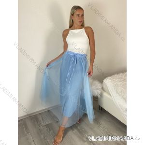 Sukňa dlhá tylová dámska (S/M/L ONE SIZE) TALIANSKA MÓDA IM425155/DUR