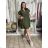 Šaty krátke letné krátky rukáv dámske (S/M/L ONE SIZE) TALIANSKA MÓDA IMD250003/DUR mintová S/M/L