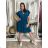Šaty krátke letné krátky rukáv dámske (S/M/L ONE SIZE) TALIANSKA MÓDA IMD250003/DUR mintová S/M/L