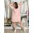 Šaty carmen čipkové bavlnené krátky rukáv dámske HANNAH (S/M/L ONE SIZE) TALIANSKA MÓDA IMD22166/DUR S/M/L biela