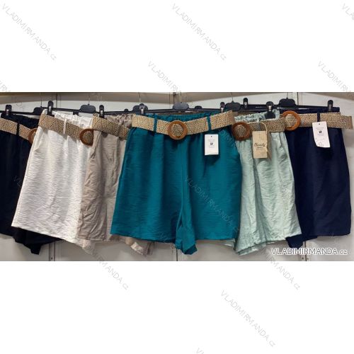 Kraťasy s opaskom nadrozmer (42/44/46 ONE SIZE) TALIANSKA MÓDA IMC26233
