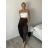Nohavice harémky letné dlhé dámske (S/M ONE SIZE) TALIANSKA MÓDA IMM239535UN/DU tmavě modrá