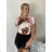 Blúzka icecool krátky rukáv dámska (S/M/L ONE SIZE) TALIANSKA MÓDA IMM25M7549