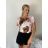 Blúzka icecool krátky rukáv dámska (S/M/L ONE SIZE) TALIANSKA MÓDA IMM25M7549
