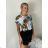 Blúzka icecool krátky rukáv dámska (S/M/L ONE SIZE) TALIANSKA MÓDA IMM25M7549