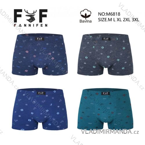 Boxerky bambusové pánske nadrozmer (M - 3XL) FANNIFEN FNF26M6818