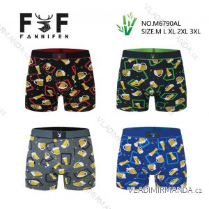 Boxerky bambusové pánske nadrozmer (M - 3XL) FANNIFEN FNF26M6790AL