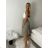 Sukně letní s páskem dámske (S/M/L ONE SIZE) TALIANSKA MÓDA IMPMNC263172-1/DUR S/M/L tmavo béžová