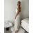 Sukně dlouhá letní s páskem dámske BEATRICE  (S/M/L ONE SIZE) TALIANSKA MÓDA IMPMNC268013