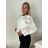 Letní cardigan dlouhý rukáv dámska (S/M/L ONE SIZE) TALIANSKA MÓDA IMPMNC262767/DUR S/M/L biela