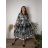 Šaty košilové dlhé letné dlouhý rukáv dámske (M/L-XL/2XL) IMWDF26FW200-3