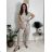 Súprava letnej tunika a nohavice dámska (S/M/L ONE SIZE) TALIANSKA MÓDA IMSM260000236