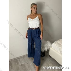 Nohavice proužek opaskom dámske (S/M/L ONE SIZE) TALIANSKA MÓDA IMWTM260007/DUR