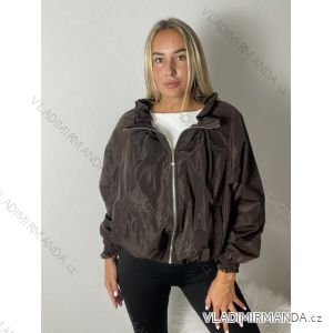 Bunda lehká šusťáková oversize dlhý rukáv dámska PARI (S/M/L /XL ONE SIZE) TALIANSKA MÓDA IMWTM260009