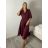 Šaty košilové klasik 3/4 dlhý rukáv dámske OLIVIE  (M/L/XL ONE SIZE) TALIANSKA MÓDA IM525058