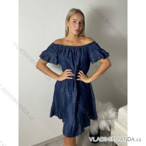 Letní šaty carmen dámske (S/M/L ONE SIZE) TALIANSKA MÓDA IMHMM260002