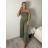 Overal dlhý letný carmen cez prsia dámsky (S/M/L ONE SIZE) TALIANSKA MÓDA IMWY260001/DUR S/M/L vínová